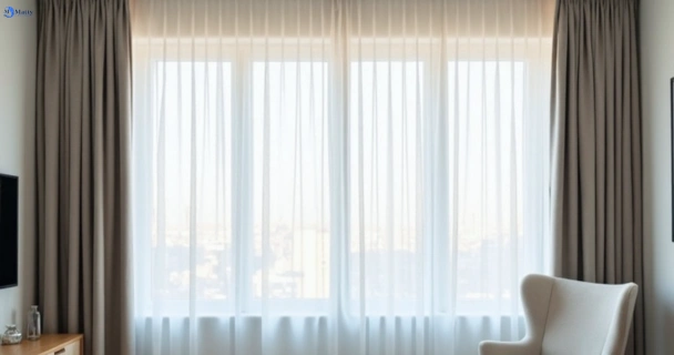 Restored vibrant drapes in putney-nsw QLD after Matty Curtain Cleaning